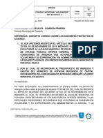 Concepto Juridico Proyectos de Acuerdo Relacionados Con El Proyecto 022 de 2019 PDF