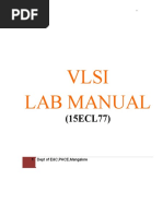 Lab Manual: 1 Dept of E&C, PACE, Mangalore