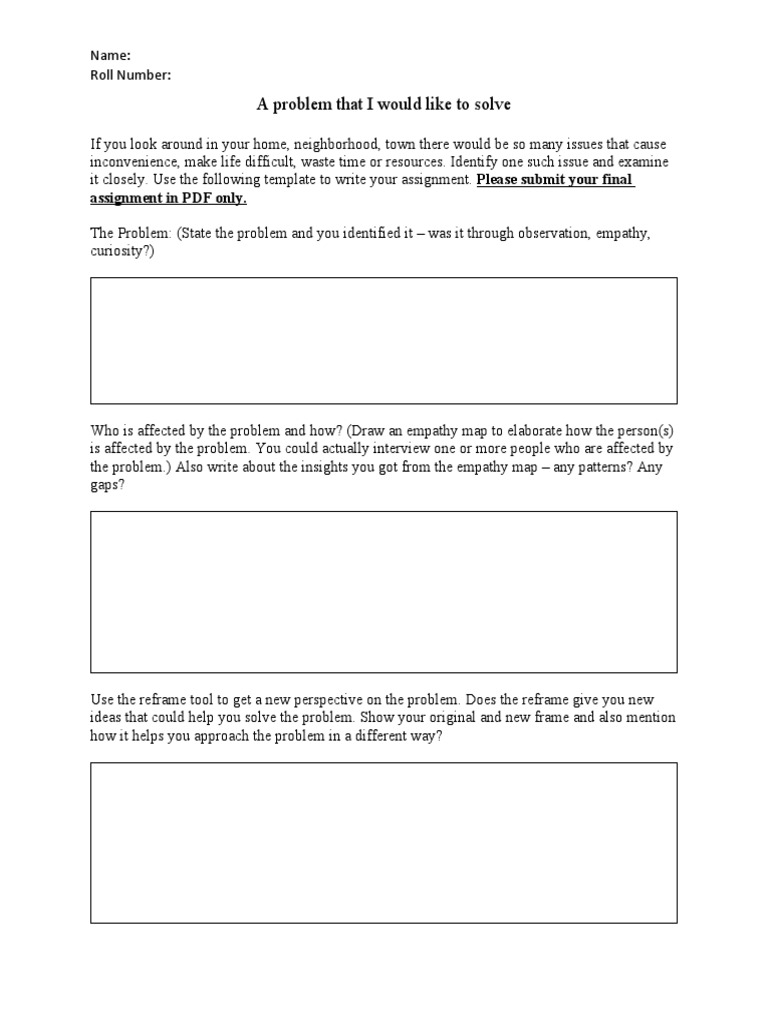 Identifying and Solving Local Issues | PDF