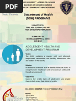 Department of Health (Doh) Programs