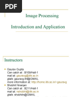 Image Processing Introduction and Application