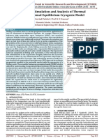 CFD Based Simulation and Analysis of Thermal & Non Thermal Equilibrium Cryogenic Model