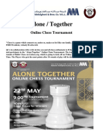 Alone / Together: Online Chess Tournament