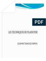 6 Techniques Plaidoyer PDF