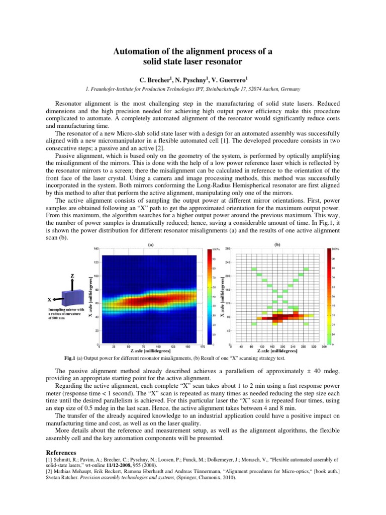 CLEO Paper | PDF | Mirror | Laser