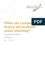 What Can Complexity Theory Tell Us About Urban Planning