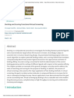 Docking and Scoring Functions - Virtual Screening - Sotriffer - Major Reference Works - Wiley Online Library PDF