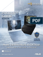 ROG Guide Product: ROG Zephyrus S gX502