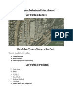 Performance Evaluation of Lahore Dry port