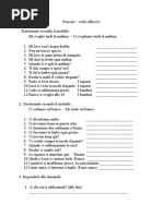 Esercizi - Verbi Riflessivi PDF