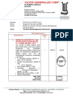 Proforma N°0010 Por Servicio Diseño de Mezcla de Concreto PDF