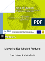 Training of Trainers: Enabling Developing Countries To Seize Eco-Label Opportunities