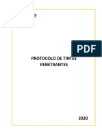 38 INDICE 3 - Protocolos de Tinte Penetrante