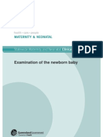 Examination of The Newborn Baby