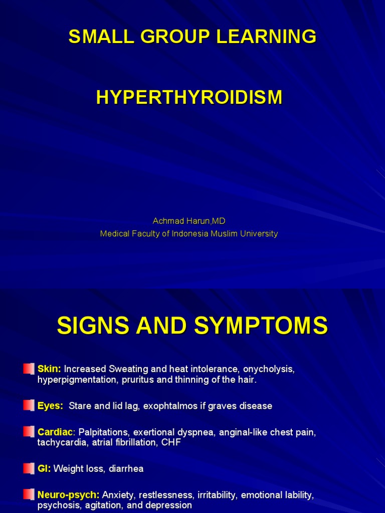 Hyperthyroidism Overview and Cases | PDF | Hyperthyroidism | Thyroid