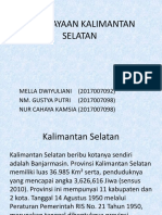 KEBUDAYAAN KALIMANTAN SELATAN