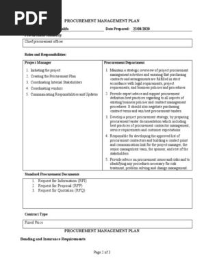 PROCUREMENT_MANAGEMENT_PLAN
