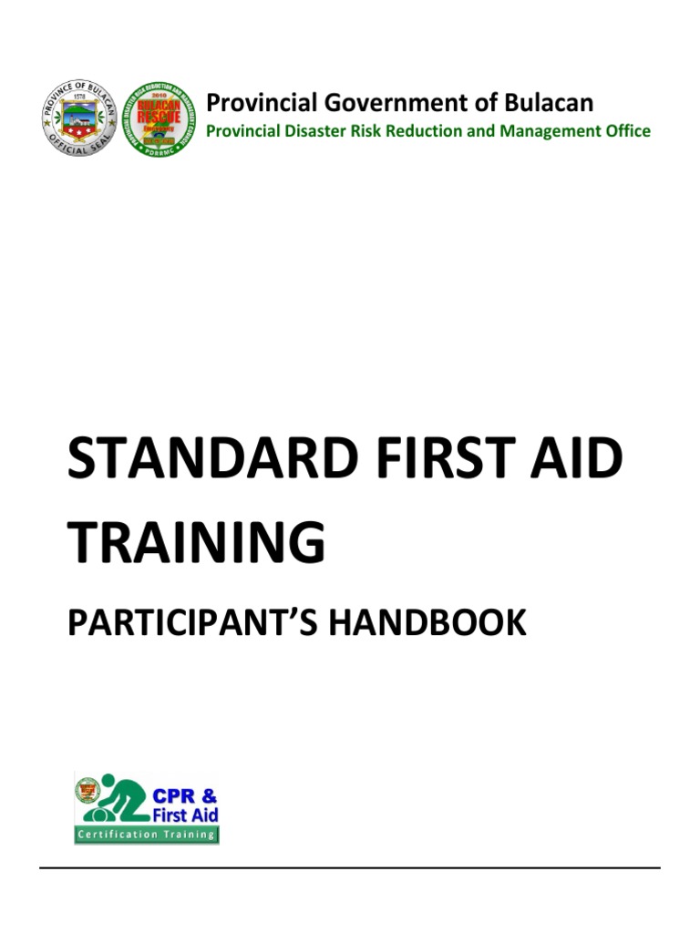 Standard First Aid Training PDF Cardiopulmonary Resuscitation Stroke