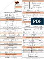 Calculus Cheat Sheet PDF
