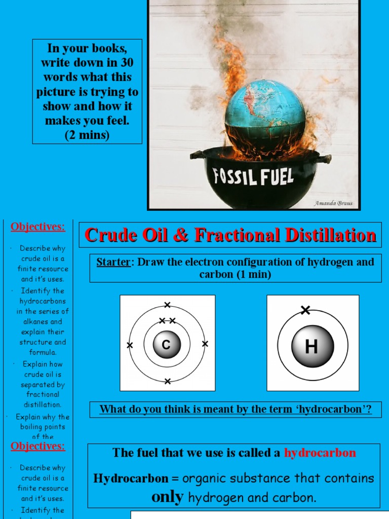Crude Oil And Fractional Distillation 2 Pdf Hydrocarbons Alkane