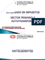 Sector Primario y Autotransporte