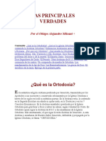 2 Las Principales Verdades de La Fe Ortodoxa