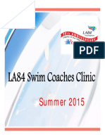 LA84 Swim Coaches Clinic: Summer 2015
