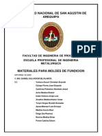 Materiales para Moldes de Fundicion PDF