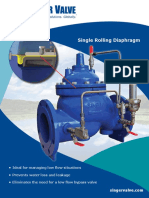 Single Rolling Diaphragm Valve