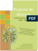Projecte de Direcció 2020-2024