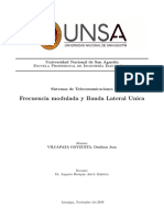 Sistemas de Telecomunicaciones: Frecuencia Modulada y Banda Lateral Única