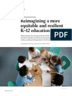 Reimagining A More Equitable and Resilient K-12 Education System