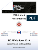 RCAF 2019 Space Outlook and Project Updates