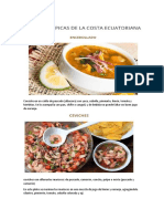 Platos Tipicos Del Ecuador.