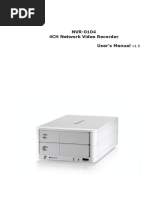 NVR-0104 4CH Network Video Recorder User's Manual