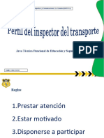Perfil Del Inspector Del Transporte