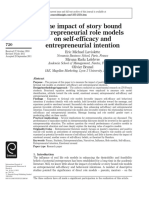 The Impact of Story Bound Entrepreneurial Role Models On Self-Efficacy and Entrepreneurial Intention