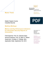 Master - Thesis - Metrics and Key Performance Indicators For Information Security Reports of Universities - Matthias - Mödinger - 953963 PDF