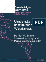 Daniel Brinks - Understanding institutional weakness