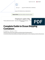 Complete Guide to Ocean Shipping Containers