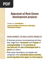 Appraisal of Real Estate Development Projects Lecture