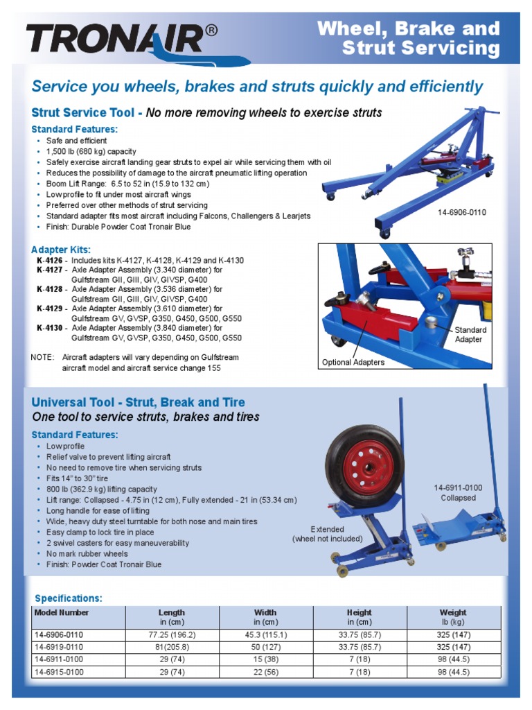 Efficient Wheel, Brake & Strut Service Tools | PDF | Tire | Wheel