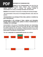 Components of Communication