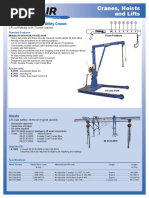 Cranes, Hoists and Lifts: Heavy Duty Hydraulic Utility Cranes