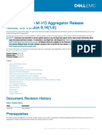 Dell Poweredge M I/O Aggregator Release Notes, Os Version 9.14 (1.8)