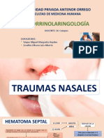Simulación Otl de Trauma Nasal y Cuidados de Traqueostomia 1