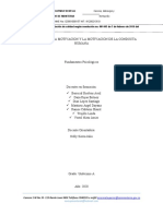 TRABAJO SOBRE LA MOTIVACION Y LA MOTIVACION DE LA CONDUCTA HUMANA