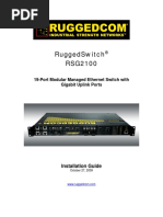 Ruggedswitch Rsg2100: 19-Port Modular Managed Ethernet Switch With Gigabit Uplink Ports