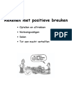 Rekenen Met Positieve Breuken (Theorie en Oefeningen) PDF