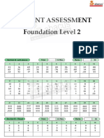 Student Assessment Foundation Level 2: Ver 4.0-Set A/Jun 20